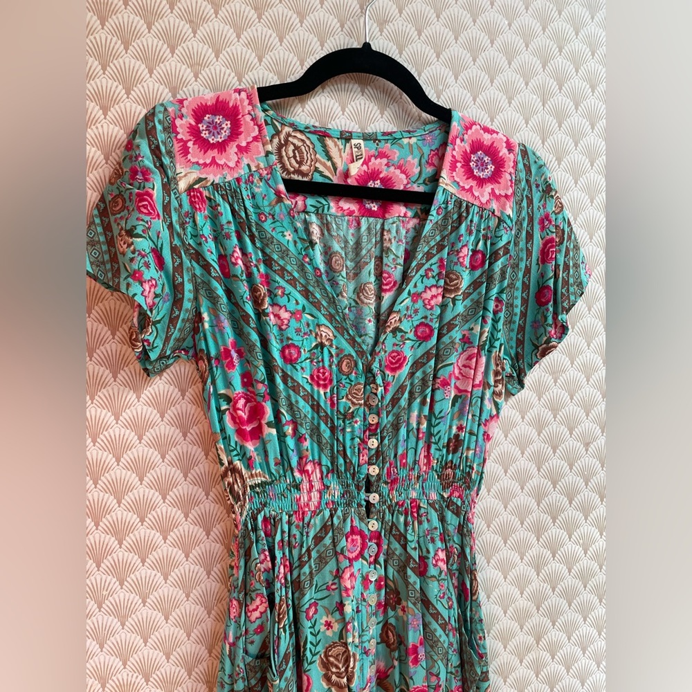 Spell Babushka Gown Turquoise - Picture 11 of 12